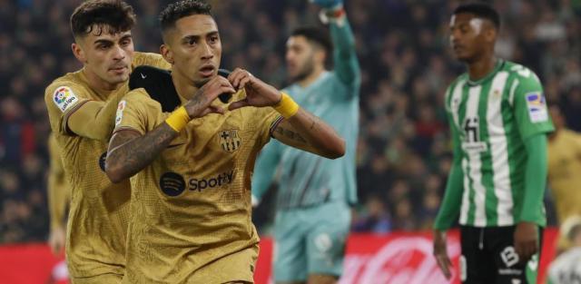 体育赛事-半程50分，巴萨做到了